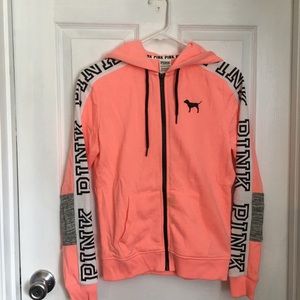 Victoria’s Secret PINK Zip-Up Hoodie. Size XS